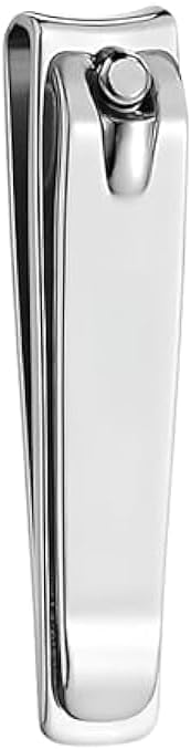 Stainless Steel Nail Clipper 8.1x1.6cm – Compact Fingernail & Toenail Trimmer Manicure Pedicure Nail Cutter Portable