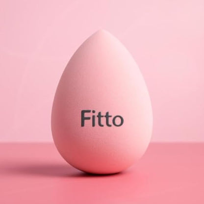 Pink Makeup Sponge 12cm - Large Beauty Blender Cosmetic Foundation Blending Sponge for Face Reusable Soft Makeup Applicator