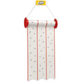 96 Pieces Hanging Flying Insect Glue Trap Rolls (Indoor Adhesive Fly Catcher with String for Home – Kitchen and Office – White and Red)
