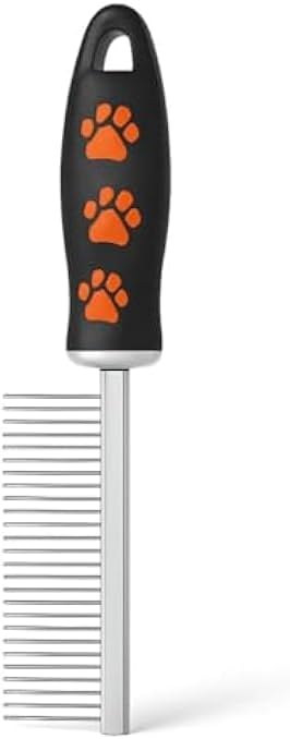 120 Pieces Pet Combs with Plastic Handle (20.3 x 2.8 cm - Grooming Comb for Dogs & Cats – Fine Tooth Portable Hair Removal Comb)