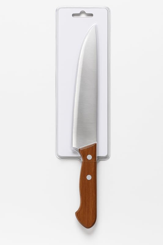96 Pieces Stainless Steel Kitchen Knives with Wooden Handle (Sharp Chef Knife for Cooking – Durable and Ergonomic Design)