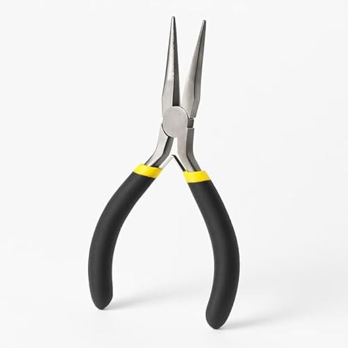 96 Pieces 4.5-inch Needle Nose Mini Pliers -s (Precision Long Nose Pliers for Electronics – Jewelry – Crafts – DIY)