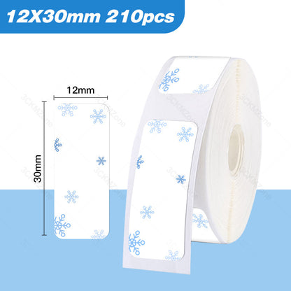 Eco-Friendly Heart Pattern Adhesive Labels - Sustainable & Biodegradable