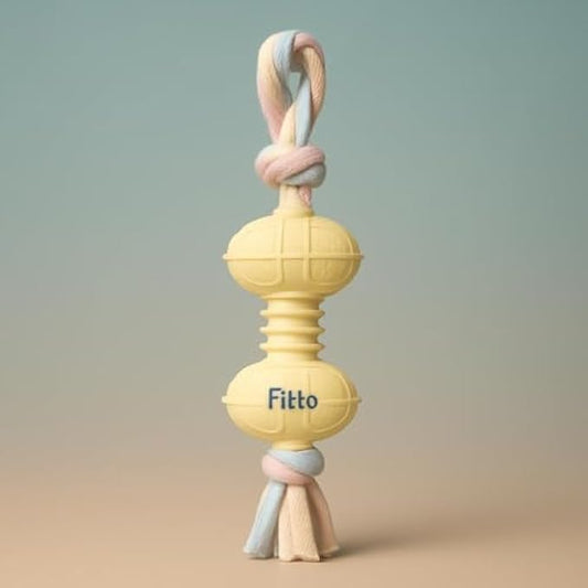 Dog Rope Toy 37x8cm - Assorted Colors Tug Toy Chew Toy Interactive Fetch Toy for Puppies & Dogs