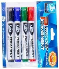 '- Permanent Marker Fine Pointed 4pcs Set