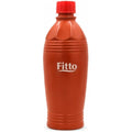 72 Pieces Natural Clay Water Bottles (1000 ML – Traditional Earthen Drinking Bottle with Cap – Reusable Eco-Friendly Cool Water Bottle for Home – Office and Daily Hydration)