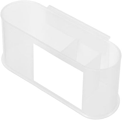 Fridge Door Spice Rack Organizer – Transparent – Adjustable Clip Design, pack of 1