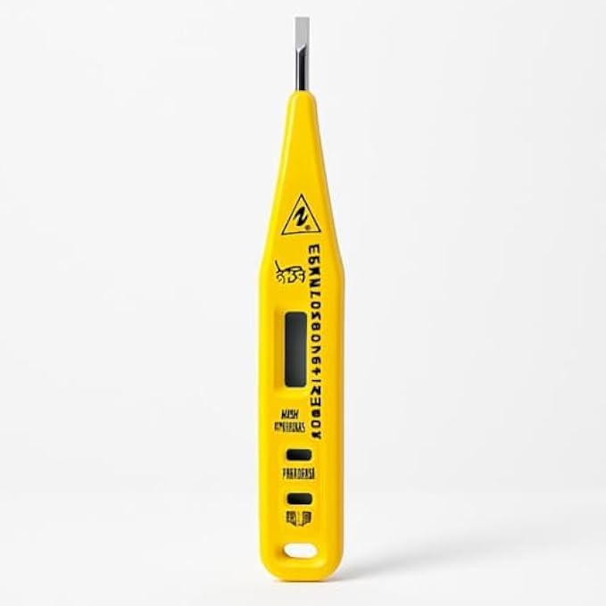 Digital Voltage Tester Pen Screwdriver - Non-Contact AC Voltage Detector NCV Test Pen with LED & Insulated Electric Screwdriver