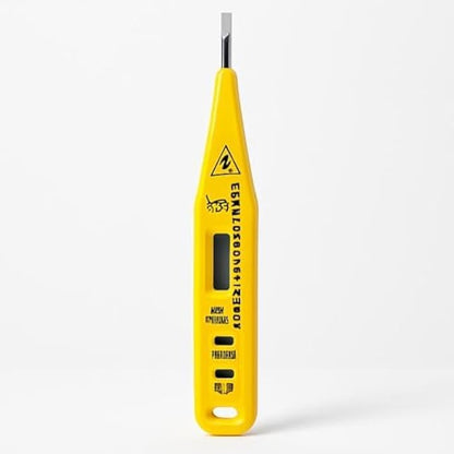 Digital Voltage Tester Pen Screwdriver - Non-Contact AC Voltage Detector NCV Test Pen with LED & Insulated Electric Screwdriver