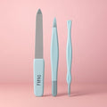120 Pieces Nail Filer Set of 3s (Manicure & Pedicure Nail Files – Portable Reusable Nail File Trio for Natural and Acrylic Nails)