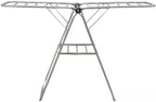 48 Pieces Heavy Duty Stainless Steel Laundry Racks (Vertical Folding Drying Stand – Space Saving & Portable – Ideal for Small Areas – No Assembly Needed – 25 Bars for Versatile Drying – Indoor & Outdoor Use)
