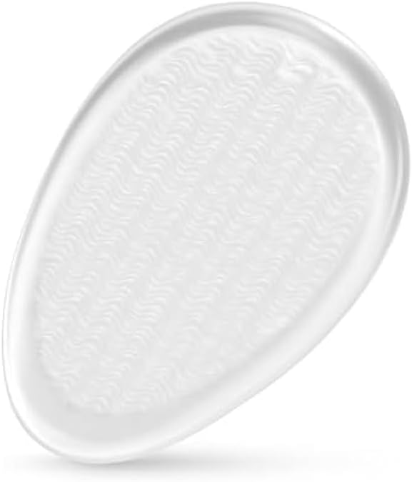 Transparent Gel Foot Comfort Cushion Pads - Reusable Shoe Insoles for Ball of Foot & Metatarsal Relief, Gel Inserts for High Heels, Anti-Slip