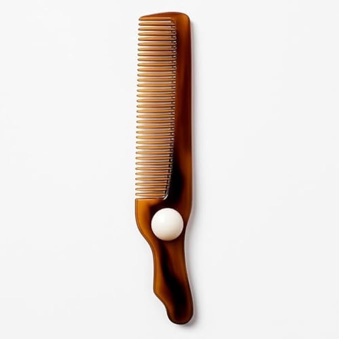 120 Pieces Plastic Hair Combs (20cm - Brown Lightweight Durable Styling Comb for Men & Women Portable Grooming Comb)