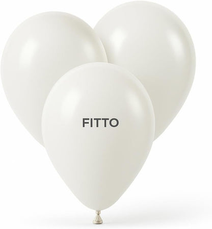 Latex Party Balloons 100 Pcs 12 Inch for Weddings, Birthdays & Events, Light White, Amazon.ae Event Decor