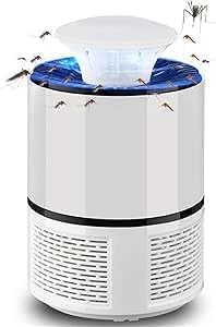 Electronic Mosquito Killer Lamp USB Power Anti-Mosquito Fly Inhaler Insect Killer Bug Zapper - Non-Toxic, Eco-Friendly Mosquito Trap Light for Home, Office, Camping - Silent, Safe for Family