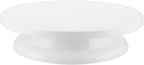 96 Pieces White Rotating Cake Stand - 360° Rotating Cake Turntables for Decorating (Frosting – and Display - Non-Slip – Easy-Clean Surface - Ideal for Cakes – Cupcakes – Desserts – Baking Enthusiasts)