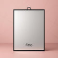 120 Pieces Cosmetic Mirror Rectangulars (16cm Black Frame - Portable Makeup Mirror for Vanity & Travel)