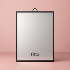 120 Pieces Cosmetic Mirror Rectangulars (16cm Black Frame - Portable Makeup Mirror for Vanity & Travel)