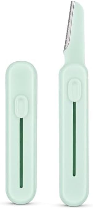 Eyebrow Razor White 15.5cm – Precision Facial Hair Remover Eyebrow Trimmer Dermaplaning Blade