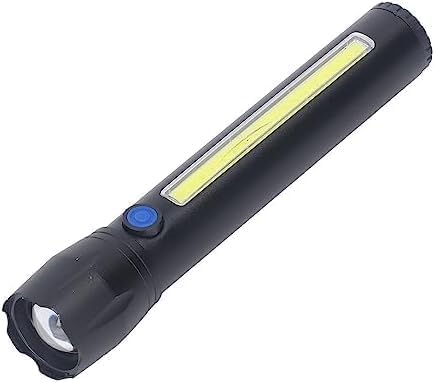 Fitto USB Rechargable Power Style LED Flashlight 2000 Lumens Telescopic Zooming Waterproof Torch