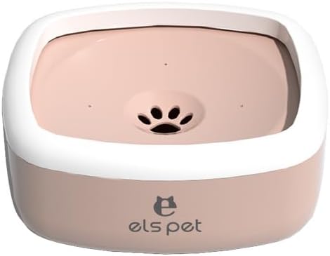96 Pieces Cat & Dog Car Anti-Overflow Bowls (Filtered Design – 1L – Pink)