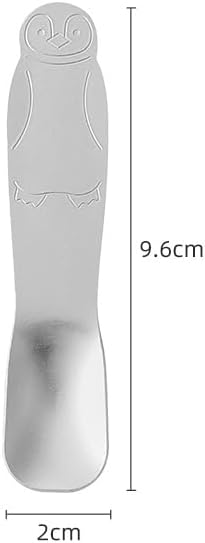 Ice Cream Scoop – Penguin Design – Silver – Pure Aluminum – 2 Pack
