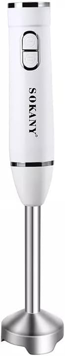 Fitto Powerful Stainless Steel Hand Blender Chopper – High-Speed Electric Food Processor for Smoothie, Soup, Sauce, and Puree – Durable, Multi-Purpose Kitchen Tool
