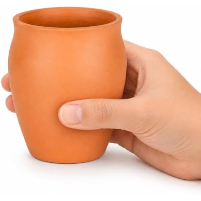 120 Pieces Natural Clay Kulhad Tea Cups (Reusable Earthen Chai Cup for Tea – Coffee and Traditional Beverage Serving – Terracotta)