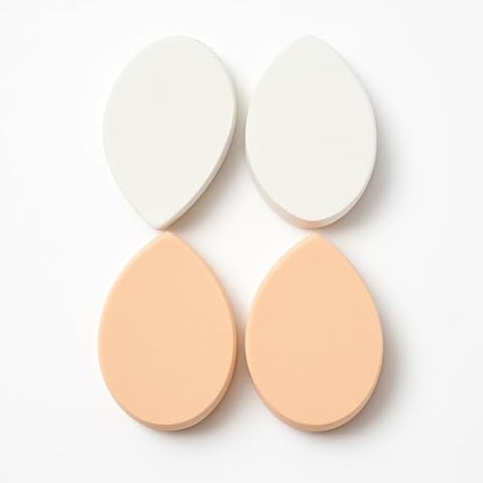 120 Pieces Water Drop Facial Sponges Pack of 4s (Makeup & Blending Beauty Sponges Teardrop Cosmetic Sponge for Foundation – Concealer & Face Cleansing)