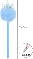 120 Pieces 1.0mm Fantacy Crown Ball Pens (22.5cm Assorted Colors – Pack of 4)