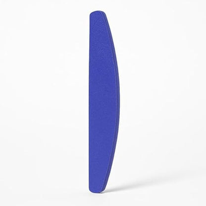 Blue Nail File - 2-Sided Nail Filer & Emery Board for Manicure Pedicure, Portable Nail Buffer for Smooth Nails