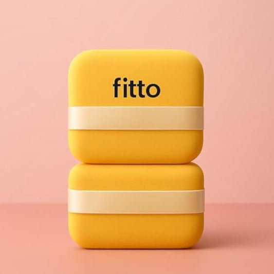 Yellow Makeup Sponges 2 Pack - Foundation & Concealer Beauty Blender Cosmetic Blending Sponges, Face Sponge