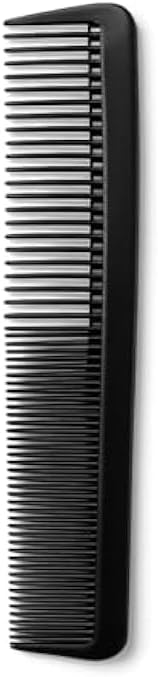 120 Pieces Plastic Hair Comb Two-Section Double-Sideds (20.5cm Black - Fine & Wide Tooth Detangling Styling Comb)