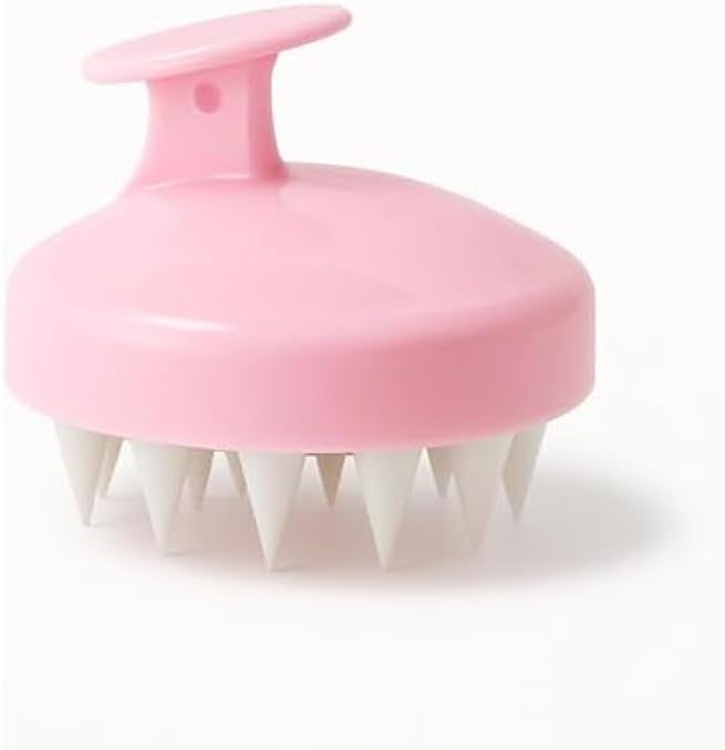 120 Pieces Shampoo Massage Comb Pink - Silicone Scalp Massager & Shampoo Brushes for Wet/Dry Hair (Detangling & Exfoliating Scalp Scrubber)