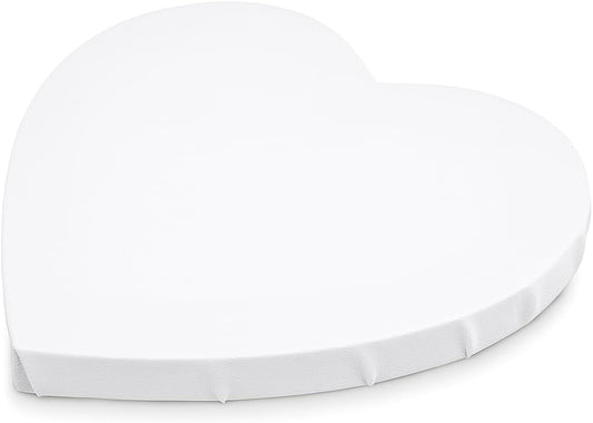 Canvas Heart Wall Art 20cm x 20cm, Romantic Home Decor, Heart Canvas Print, Wall Hanging Decoration