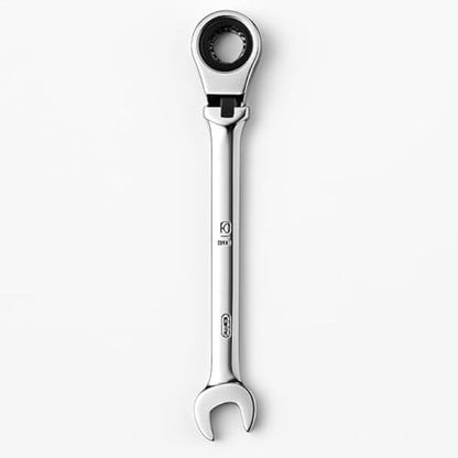 8mm Dual-Head Ratchet Wrench Fixed Spanner, Reversible Ratcheting Double-Ended 8 mm Hand Tool