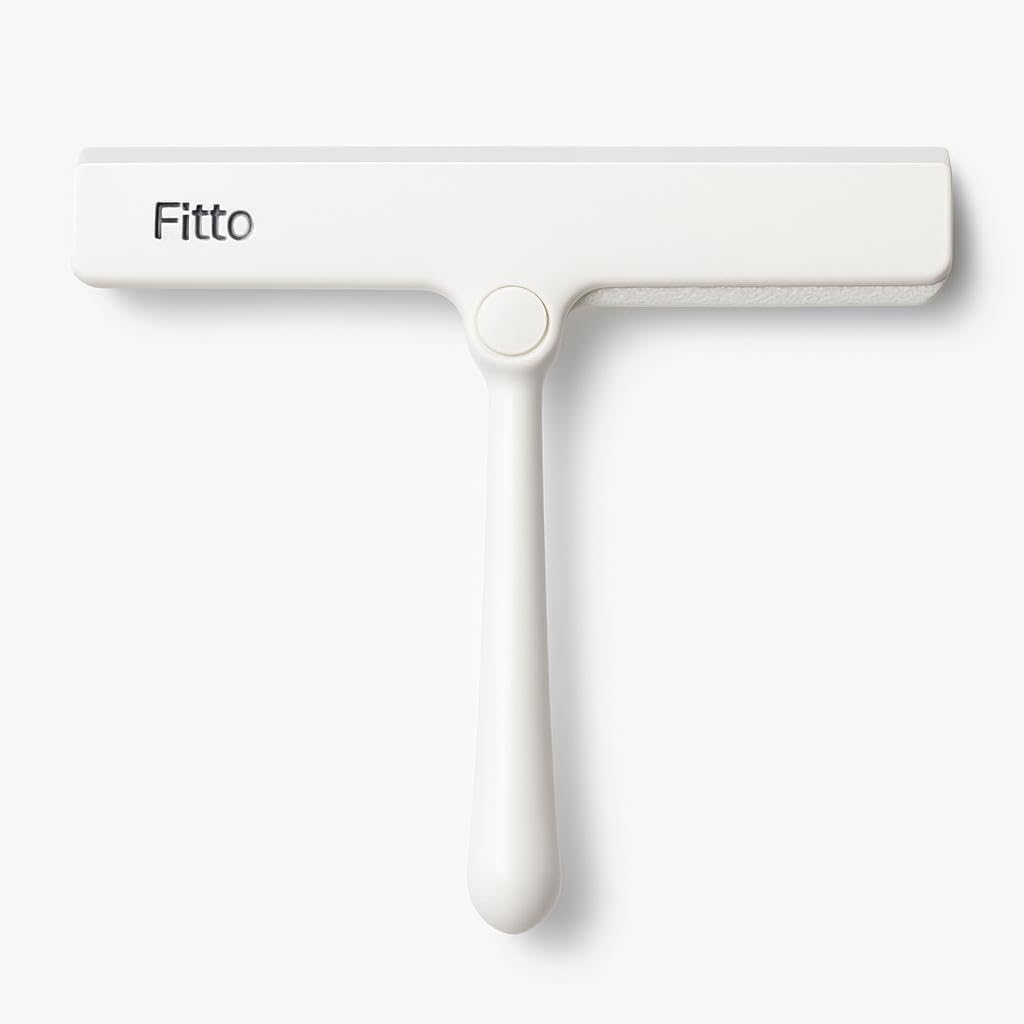 Rotating Window Scraper – Ergonomic Design – White