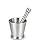 96 Pieces Aluminium Mortar and Pestle Sets (Lightweight Manual Grinder for Herbs – Spices – Garlic and Seeds – Silver)