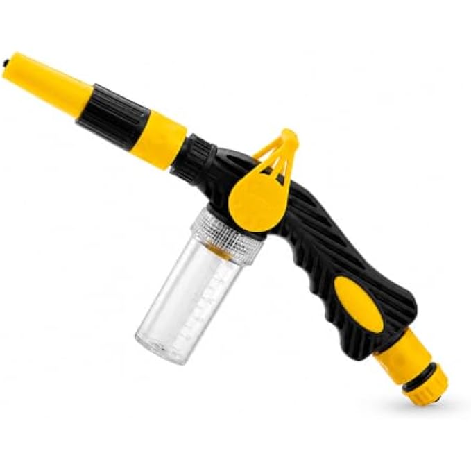 96 Pieces High Pressure Water Spray Guns with Foam Bottle (Adjustable Nozzle and Ergonomic Grip for Cleaning and Gardening)