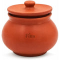 72 Pieces Traditional Clay Storage Handis with Lid (Natural Earthen Pot for Storing Grains – Pulses – Spices and Kitchen Essentials – Terracotta)