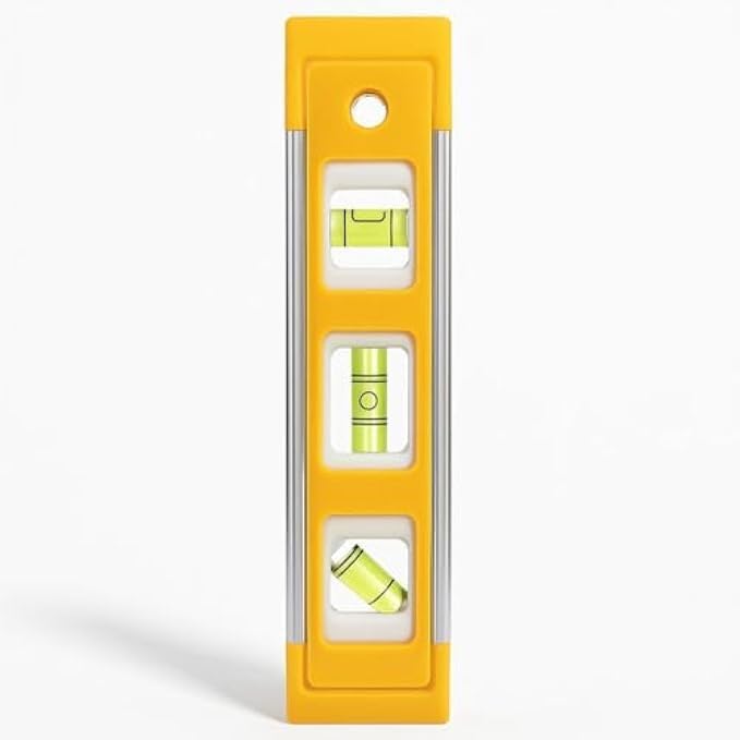 96 Pieces Yellow Spirit Level Bubble Level Torpedo Magnetic Levels for Carpentry DIY Measuring Tool