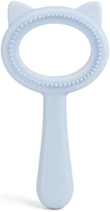 Pet Grooming Brush for Dogs and Cats, Blue 17x9 cm - Handheld Fur Brush for Shedding, Deshedding, Detangling and Massage