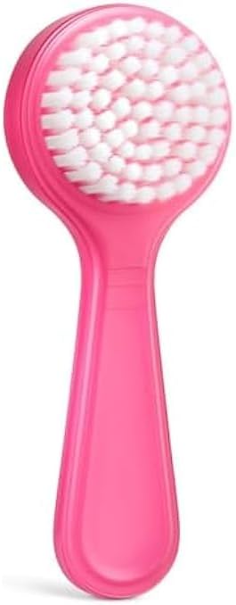Pink Nail Brush - Manicure & Pedicure Nail Cleaning Brush for Fingernails & Toenails, Nail Scrubber & Cuticle Brush, Washable Travel Brush
