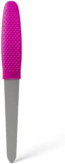 Pink 16cm Nail File - Portable Manicure & Pedicure Nail Filer Emery Board for Home Travel