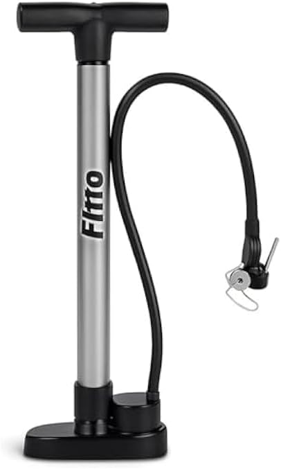 Multipurpose Heavy-Duty Small Hand Air Pump - Silver