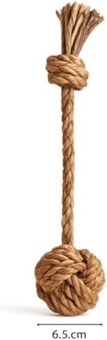 120 Pieces Dog Rope Tug Toys (35 x 6.5 cm Brown - Rope Chew & Tug Toy for Dogs – Interactive Training & Dental Cleaning Toy for Small to Medium Dogs)