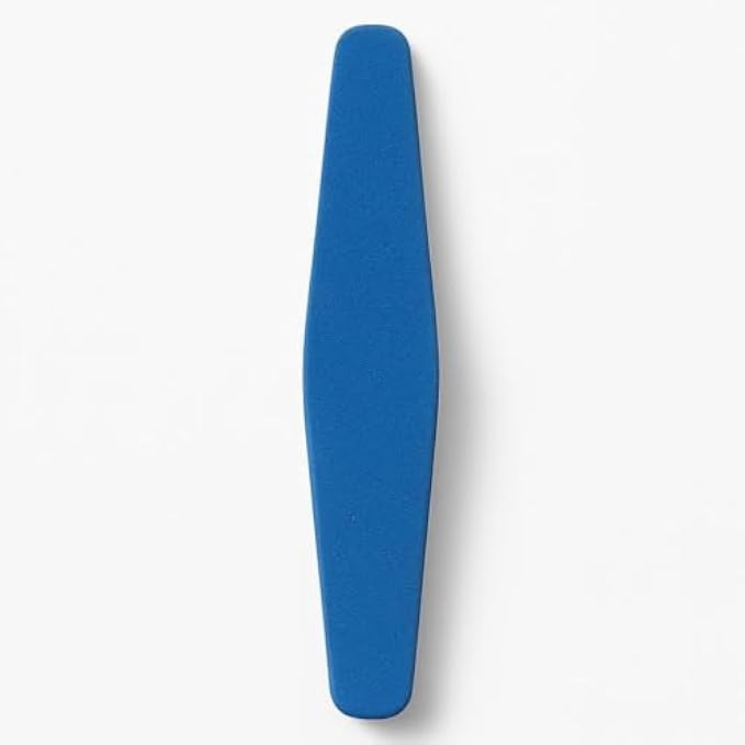 120 Pieces Nail File Blue - Portable Manicure & Pedicure Nail Filer Emery Boards for Natural Nails