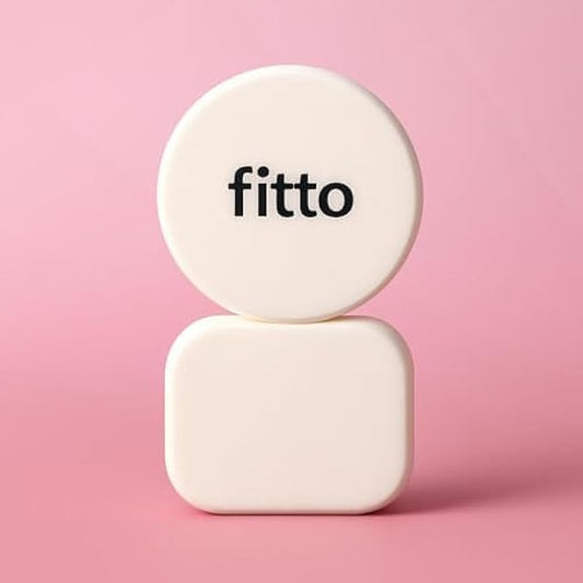 Makeup Sponge White Pack of 2 - Beauty Blender Foundation Cosmetic Sponge Dual Pack for Liquid & Cream