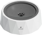 72 Pieces Cat & Dog Car Anti-Overflow Bowls (Filtered Design – 1L – White)