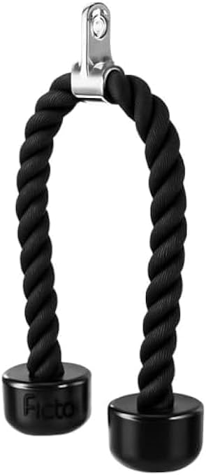 72 Pieces Adjustable Black Pull Down Arm Ropes for Triceps - Heavy Duty Fitness Equipment